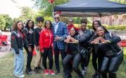 ODU President Brian O. Hemphill, Ph.D., and Delta Sigma Theta